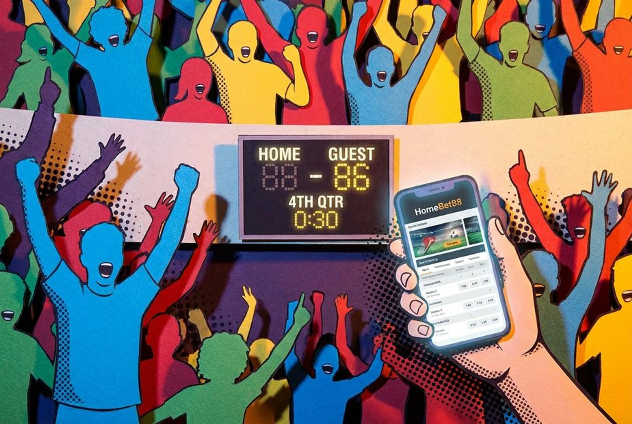 Apuestas en vivo en HomeBet88 ahora mismo